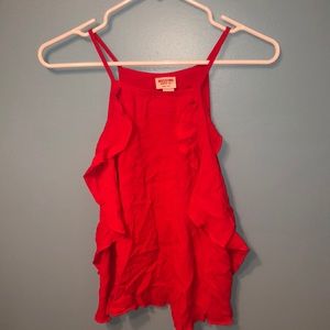 Cute red tank top!